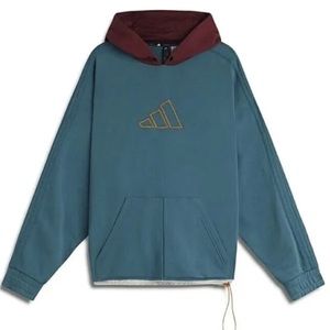 adidas Blue and Maroon Hoodie daniel patrick 3xlt 3xl tall
